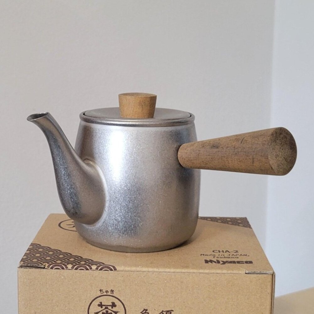 NIB Single Serve Teapot - Matte Silver